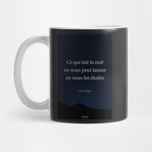 Quote from Victor Hugo on happiness Mug